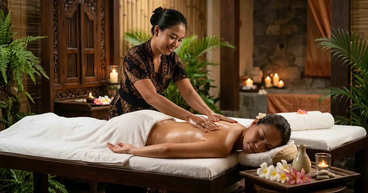 Балийский массаж в салоне Massage Batumi — сочетание акупрессуры и поглаживаний с ароматными маслами