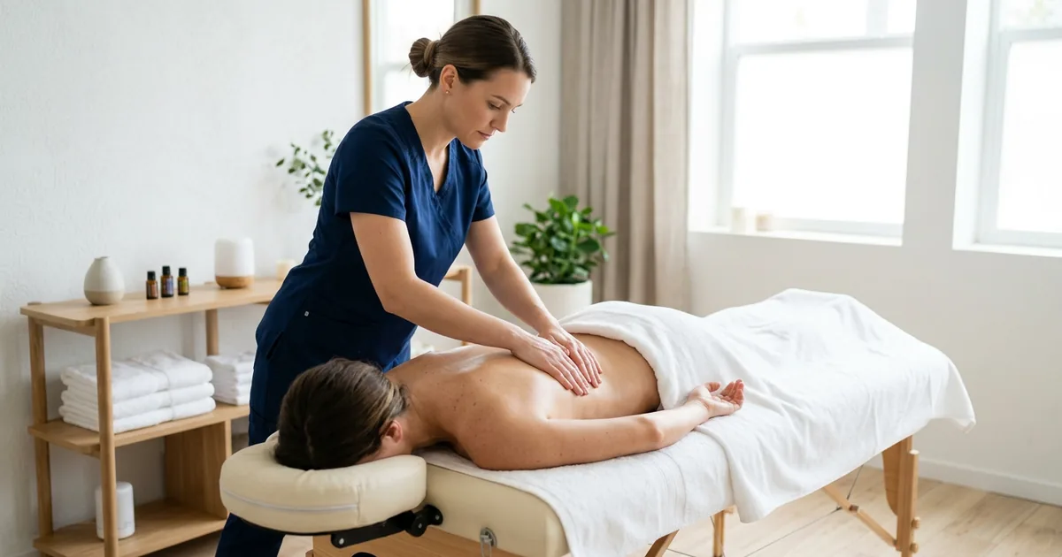 Шведский массаж в салоне Massage Batumi — классическая проработка мышц спины поглаживанием и разминанием
